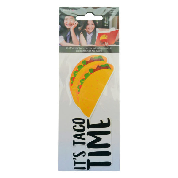 Taco Time Leather Stickers