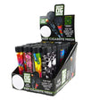 Safety Pop Top Cig Saver Tube in Assorted Designs in PDQ Display