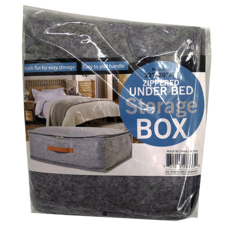 Under-the-Bed Felt Storage Box with Handle