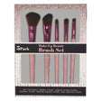 5 Piece Rose Gold Makeup Brush Set