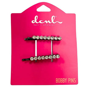 DCNL 2 Count Rhinestone Bobby Pins
