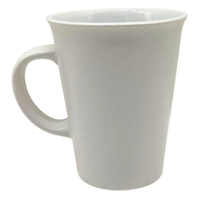 14 oz White Matte Ceramic Coffee Mug