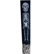 Skeleton-Themed Fringe Halloween Door Flag Banner Decor with Decorative Designs