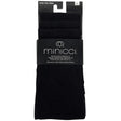 Minicci 3 Pack Black Textured Women's Knee Length Socks Size XL 8-12