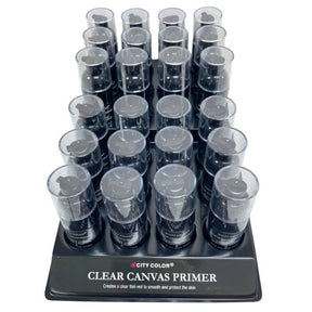 City Color 25ml Clear Canvas Primer in PDQ Display