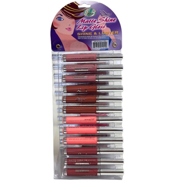 Starry Shine & Luster Matte Lipgloss in Countertop Display