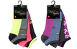Women's Low Cut Novelty Socks - Queen Confidence Theme - Size 9-11 - 3-Pair Packs