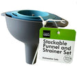 Stackable Funnel and Strainer Set