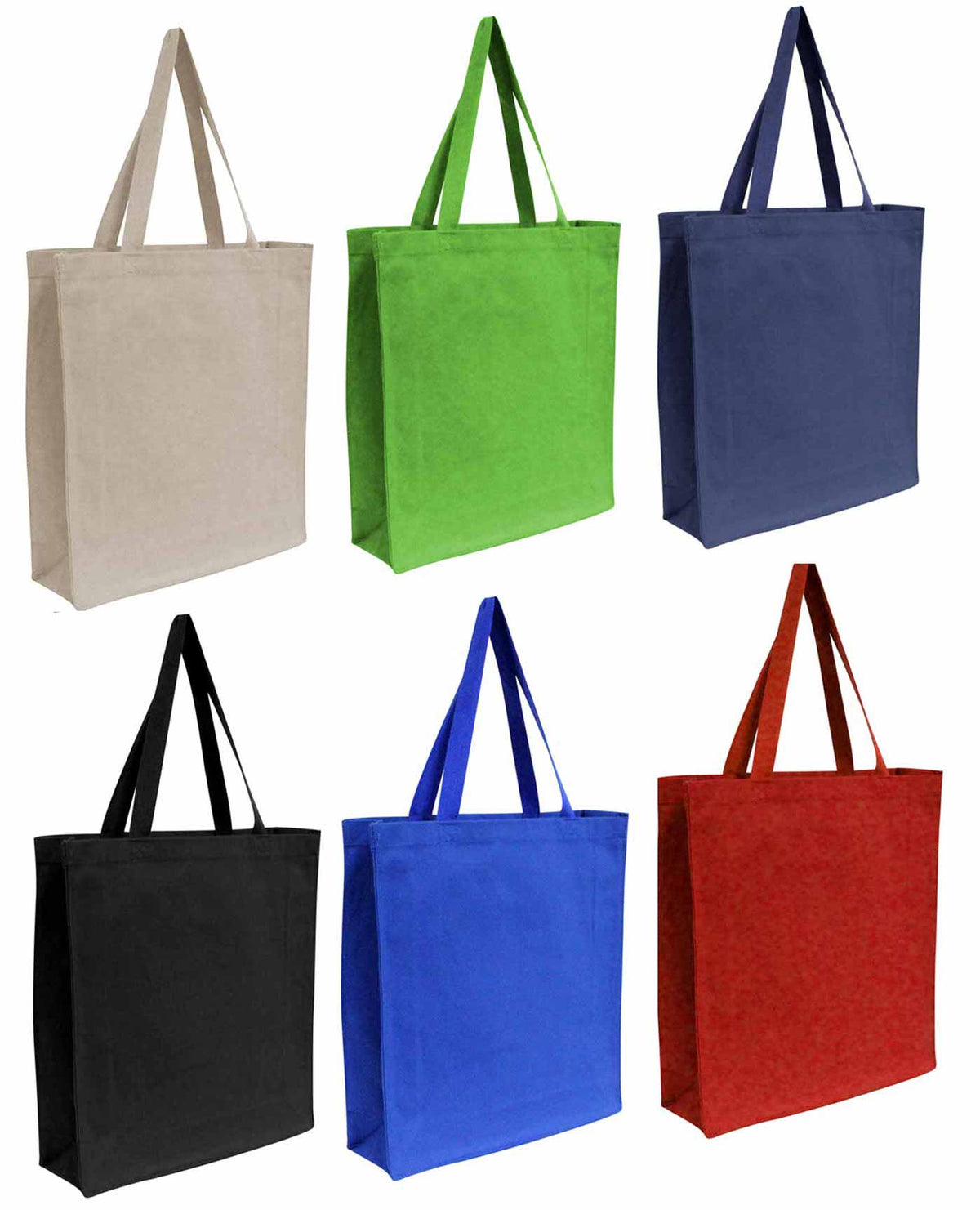 Cotton Canvas Shopping Totes