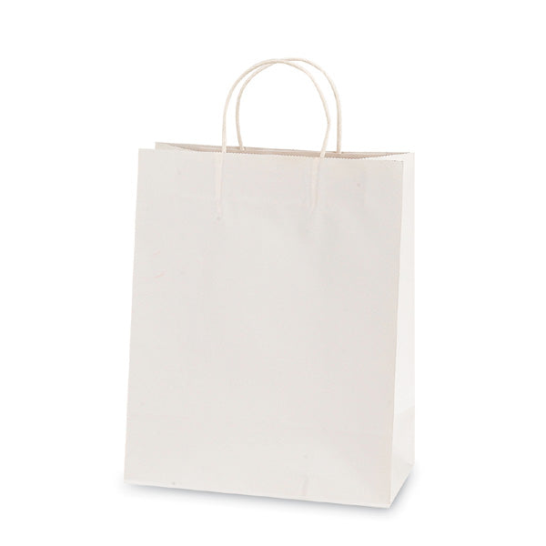 Narrow Medium White Gift Bags