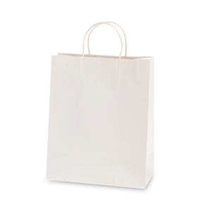 Narrow Medium White Gift Bags