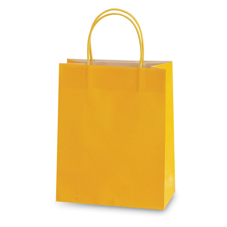 Narrow Medium Yellow Gift Bags