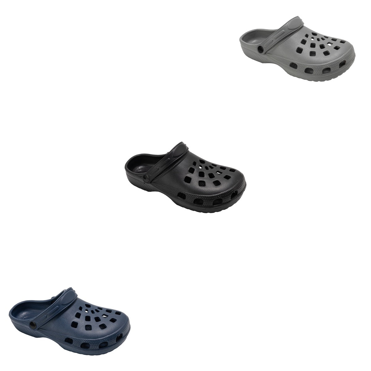 Men's EVA Vented Bubble Clogs - Assorted Colors