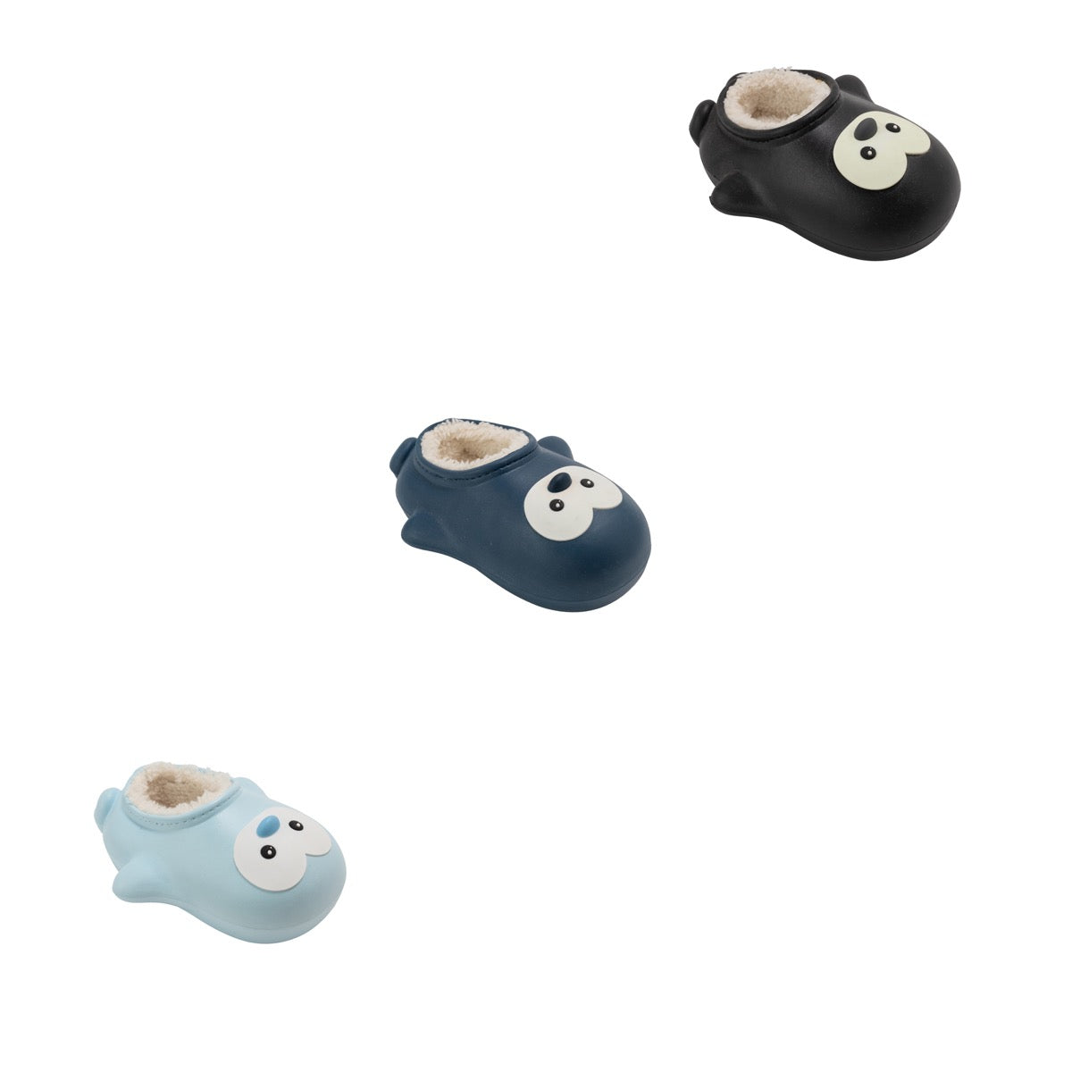 Toddler Boy's Penguin Clogs w/ Faux Fur Lining - Choose Your Color(s)