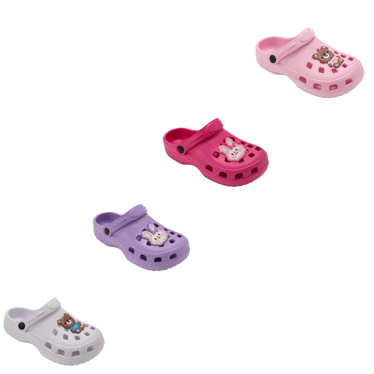 Toddler Girl's EVA Clogs w/ Charms