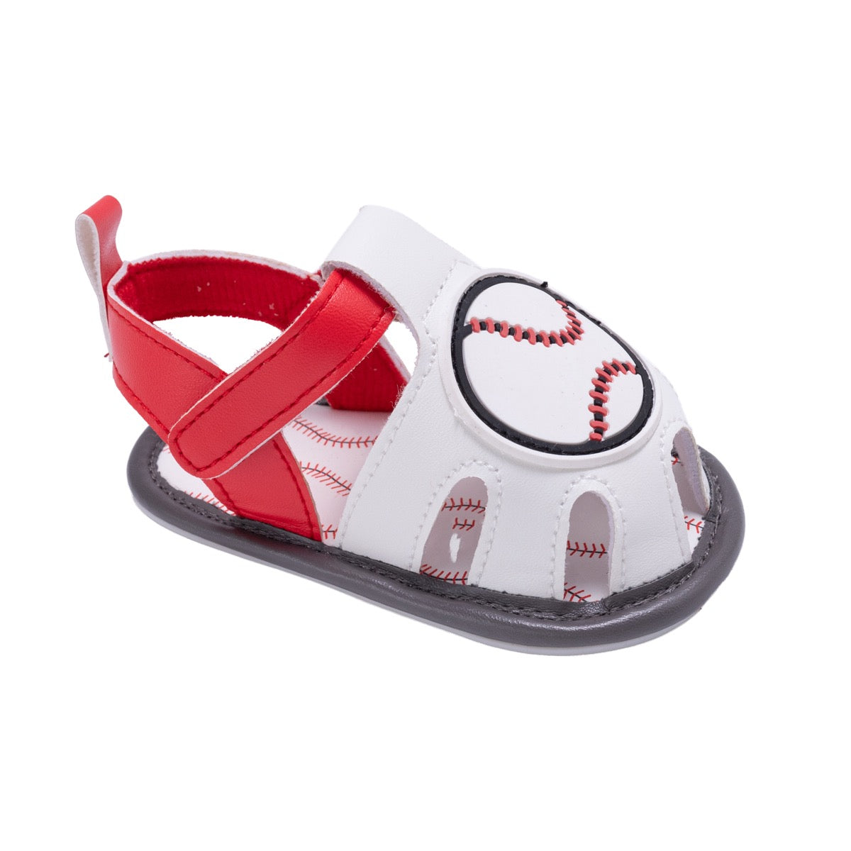 Infant Boy's Baseball Sandals w/ Rubber Patch