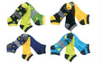 Men's Designer Athletic Ankle Socks w/ Tennis Print - Pair Packs