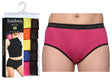 Women's Boy Briefs - Assorted Colors - 5-Packs - Size 5-7