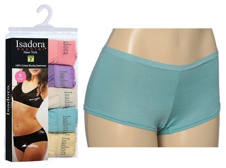 Women's Bikini Cut Panties - Solid Colors - 5-Packs - Size 5-7
