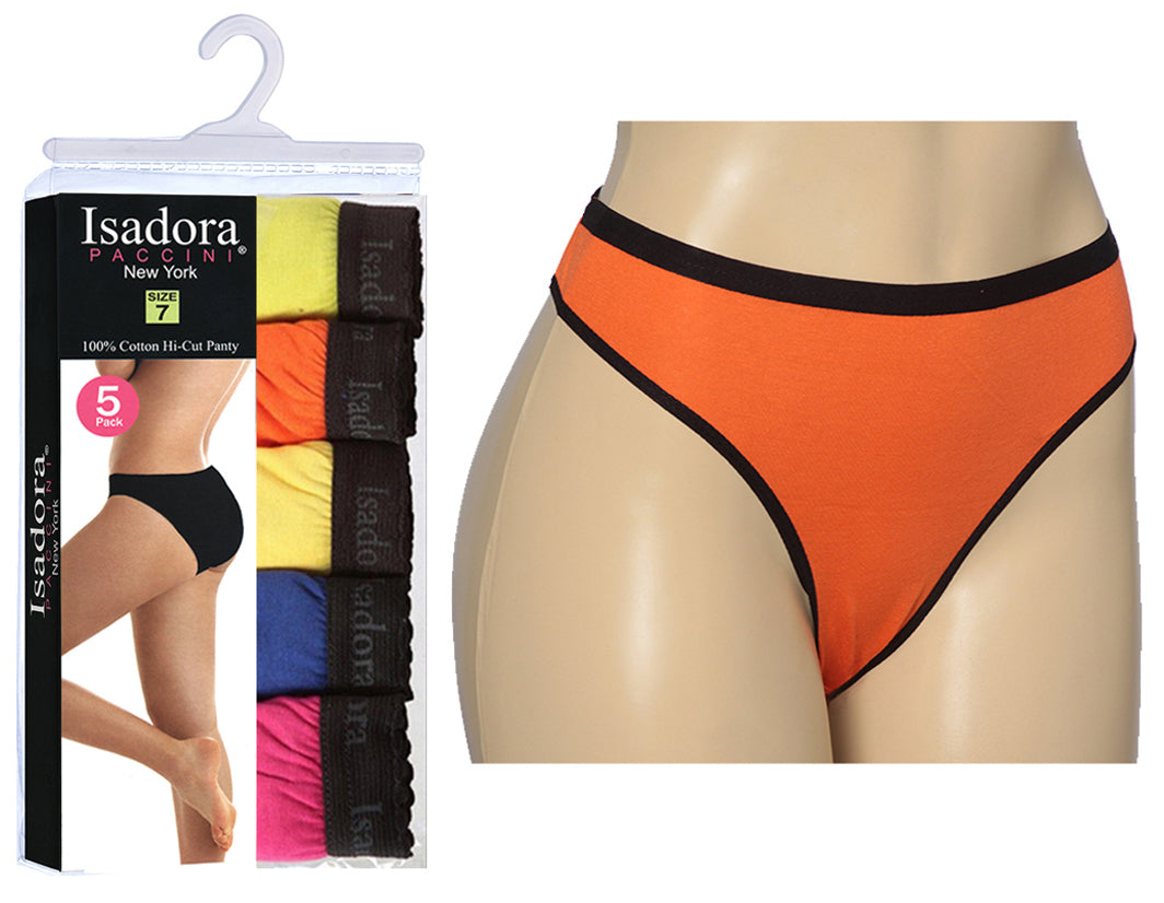 Women's Boy Briefs - Solid Colors - 5-Packs - Plus Size