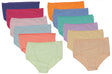 Women's Cotton/Lycra Briefs - Solid Colors - Plus Sizes 11-13