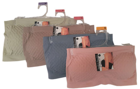 Women's Isadora Paccini Textured Bandeau Bras - Assorted Colors