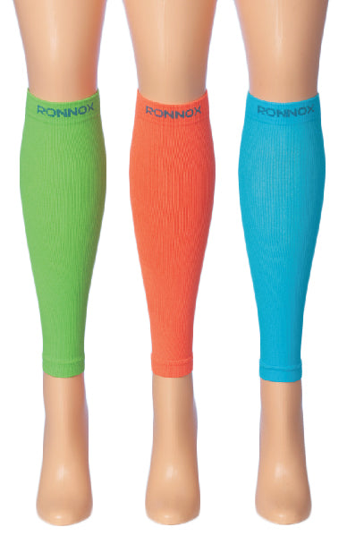 Compression Leg Sleeves - Sizes Small-XL - Solid Neon Colors