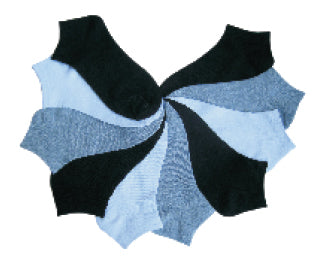 Girl's No Show Novelty Socks - Assorted Solid Colors - Sizes 6-8 - 10-Pair Packs