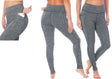 Women's Performance Heathered Sport Leggings w/ Side Pocket - Sizes Small-2XL