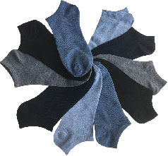 Women's No Show Novelty Socks - Assorted Colors - 10-Pair Packs - Size 9-11