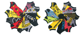 Women's No Show Novelty Socks - Black Lives Matter - 10-Pair Packs - Size 9-11