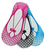 Women's No-Show Ped Sock Footliners - Lace Prints - Size 9-11 - 3-Pair Packs