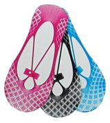 Women's No-Show Ped Sock Footliners - Lace Prints - Size 9-11 - 3-Pair Packs