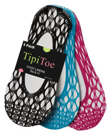 Women's Ped Socks - Fishnet - 3-Packs - Size 9-11