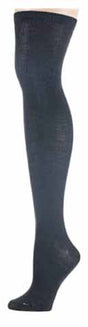 Women's Knit Over the Knee Socks - Black - Size 9-11