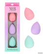 MHB (Must Have Beuaty) Premium Blender Make-Up Sponges - Pastel Colors -3-Pack