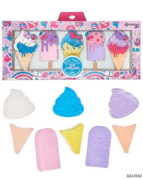 Ice Cream Treat Bath Bombs Set - 8-Pack