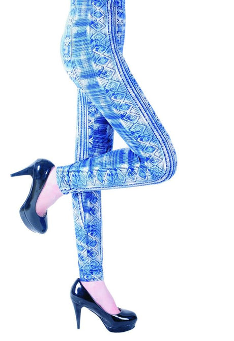 Women's Fashion Leggings - Modern Print
