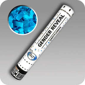 12" Blue Gender Reveal Confetti Cannons