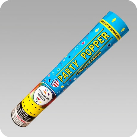 12" Multicolor Party Confetti Cannons