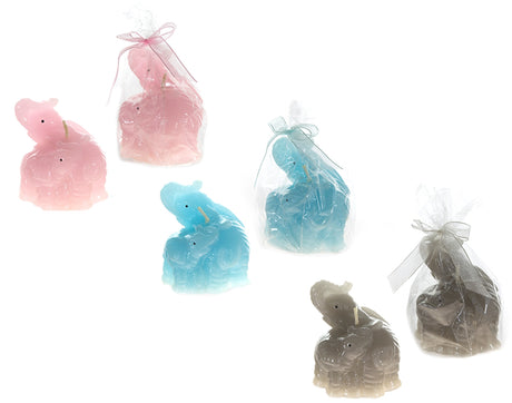 Baby & Mommy Elephant Candles - Choose Your Color(s)