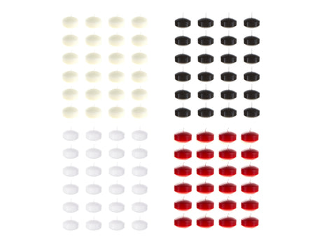 8-Hour 2" Unscented Floating Disc Candles - Choose Your Color(s)