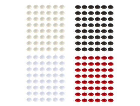 2-Hour 1.5" Unscented Floating Disc Candles - Choose Your Color(s)