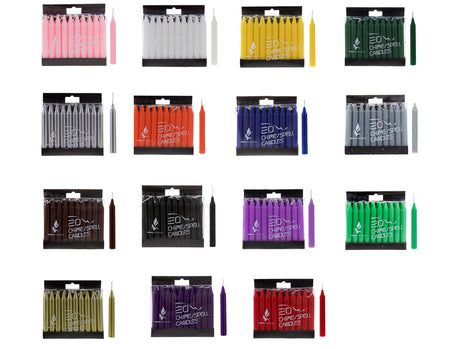 4" Unscented Chime Spell Candles - Choose Your Color(s)