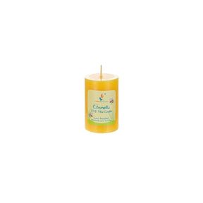 2" x 3" Round Insect Repelling Citronella Pillar Candles - Choose Your Color(s)