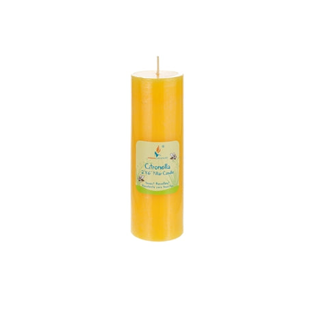 2" x 6" Round Insect Repelling Citronella Pillar Candles - Choose Your Color(s)