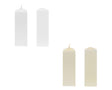 2" x 9" Unscented Dome Top Square Pillar Candle - Choose Your Color(s)