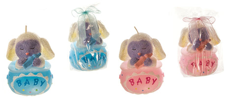 Baby Lamb Sitting In A Bag Candles