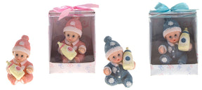 Baby w/ Bottle Poly Resin
