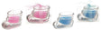 Glass Baby Shoe Scented Candle in Gift Box